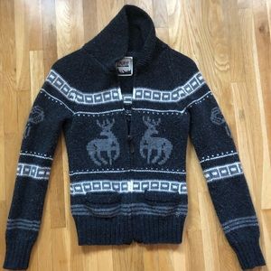 TNA deer sweater.